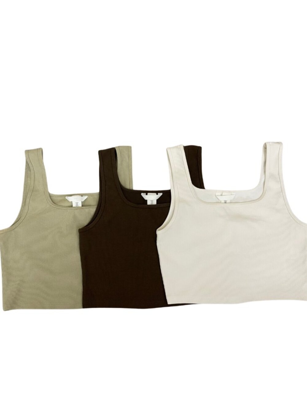 Set of 3 Cotton Tank Tops